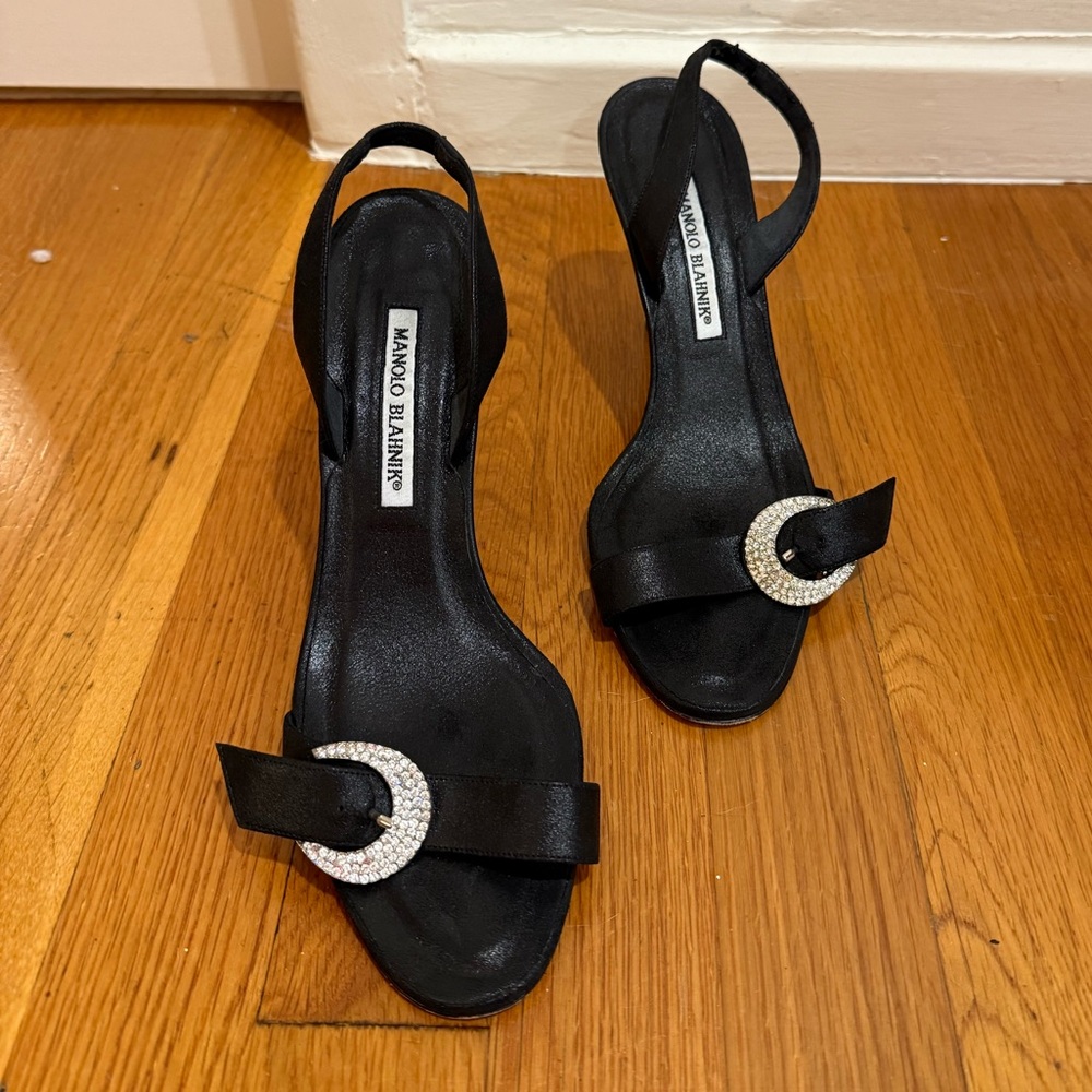 Manolo Blahnik Heels with Crystal Size 39.5